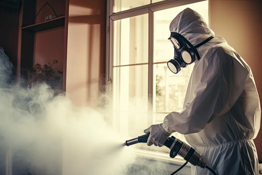 Sanificazione di ambienti Battain